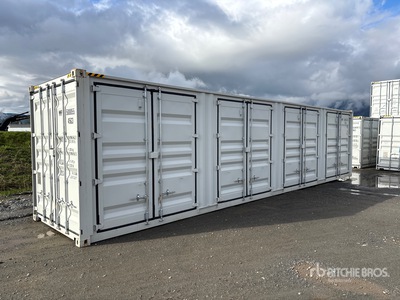 2025 40 ft High Cube Multi-Door Storage Container