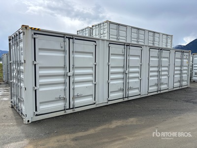2025 40 ft High Cube Multi-Door Storage Container