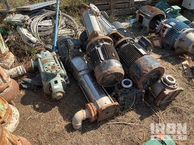 Quantity of (6) (5) Three Phase Induction Motor (1) Multi Stage Pump (Inoperable)