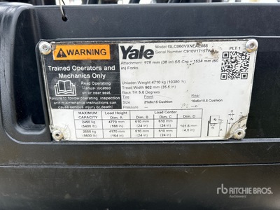 2022 Yale GLC060VXNEAE088 6000 lb Forklift
