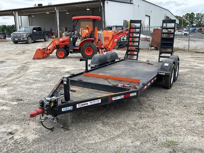 2021 MMDI 14 ft T/A E614H Equipment Trailer