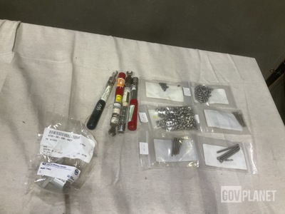 (484) Assorted Bolts, (9) Torque Wrenches & Assorted Items