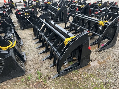 84 in Skid Steer Root Rake