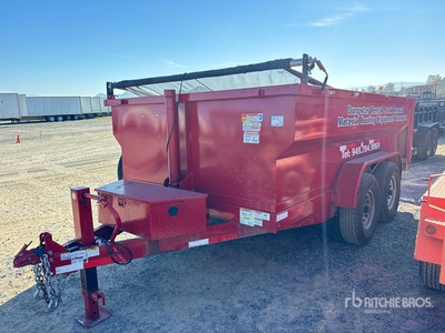 2024 Texas Pride DT712314KBP 12 ft T/A Nutzkippanhänger