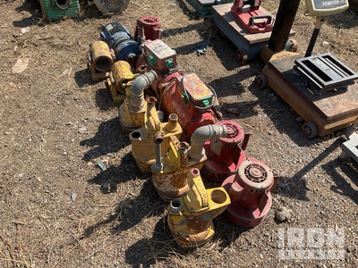 Quantity of (12) Lote de Motores Eléctricos, Cabezales y Vibradores (Inoperable)