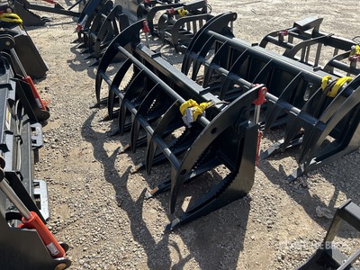 72 in Skid Steer Root Rake