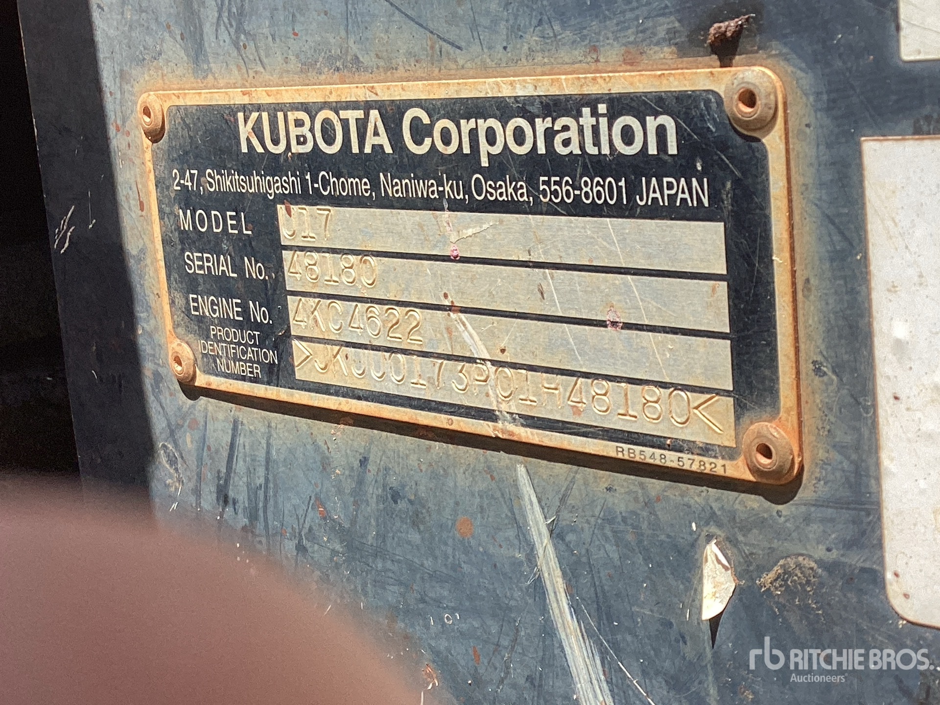 2019 Kubota U17 Mini Excavator