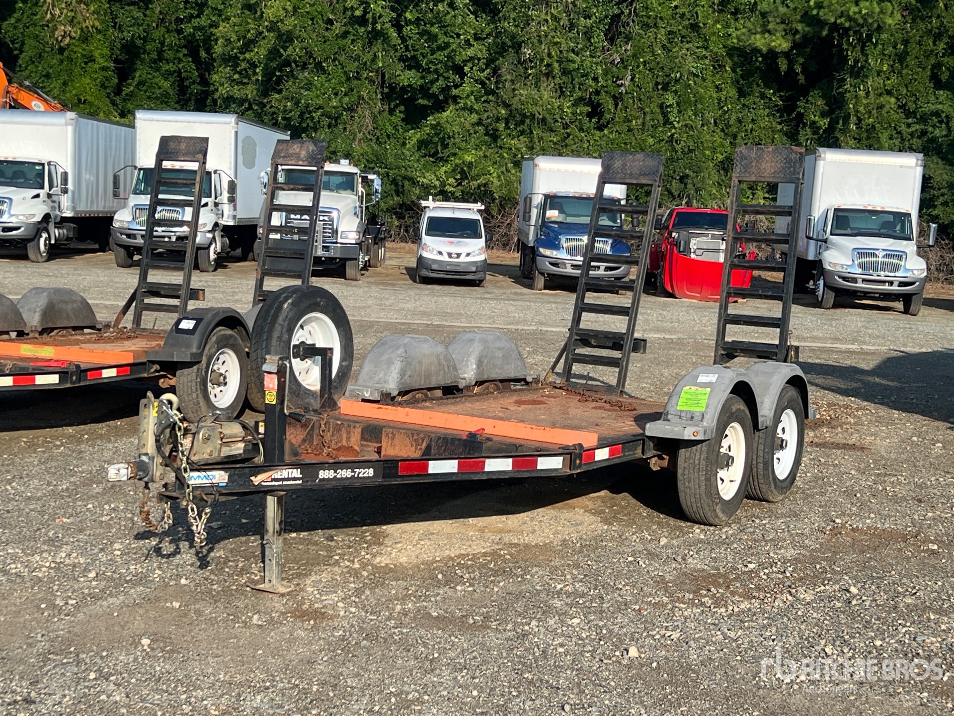 2017 MMDI 510RCMPH 8800 lb 10 ft T/A Equipment Trailer