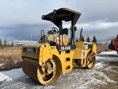 2005 Cat CB434D Double Drum Roller (Inoperable)