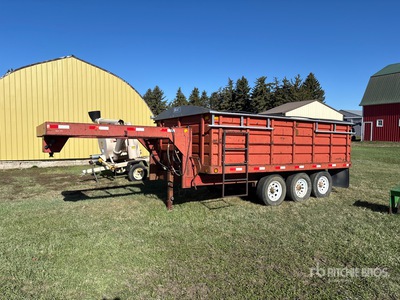 15 ft Tri/A Gooseneck Remorque à grains