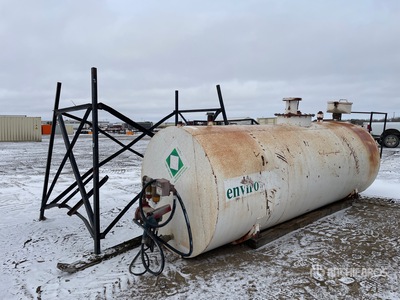Enviro Tank 5000 L Skid Mounted Steel Fuel Tank