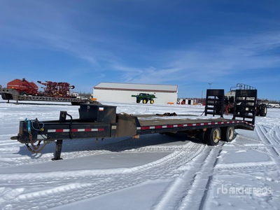 2014 BWS 25 ft T/A Equipment Trailer