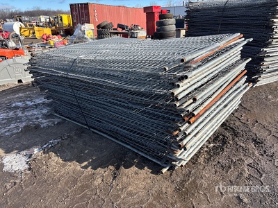 Quantity of (50) 90 in x 70 in Clôture du site