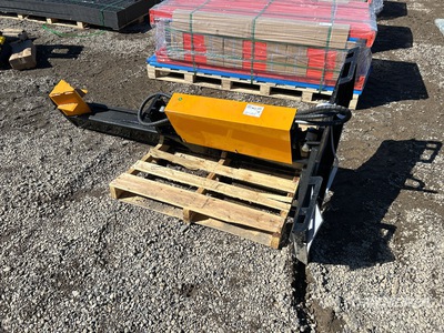 2026 GIYI GY-HLS82 25 in Skid Steer Log Splitter (Unused)