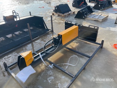 2026 GIYI GY-HLS82 25 in Skid Steer Wood Splitter (Unused)