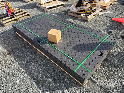 Quantity of (12) 2026 SKLP SK-LJB12 94 in x 47 in Polyethylene Traffic Plates (Unused)