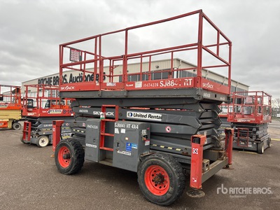 2016 Skyjack SJ8841RT 4x4 Dual Fuel Scissor Lift (Inoperable)