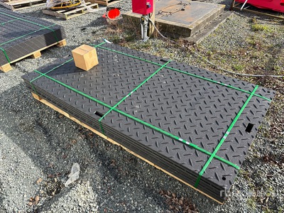 Quantity of (12) 2026 SKLP SK-LJB12 94 in x 47 in Polyethylene Traffic Plates (Unused)