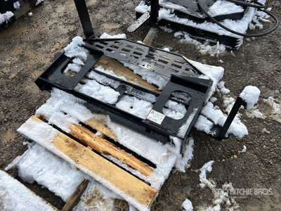 Quantity of (3) Pallets of 2026 GIYI 60 in Skid Steer Forks (Unused)