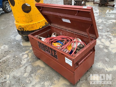 Jobsite Toolbox with Drill Casing Related Tooling and Connection Related Components - Fits Foundation Drill