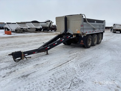 2017 Renn 17 ft Tri/A Pup Dump Trailer