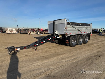 2017 Renn 17 ft Tri/A Pup Dump Trailer