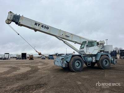 1998 Lorain LRT450 50 ton 4x4x4 Rough Terrain Crane