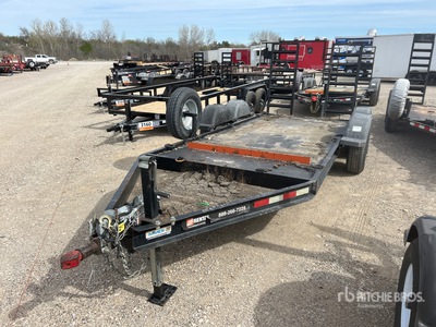 2019 MMDI 14 ft T/A Equipment Trailer