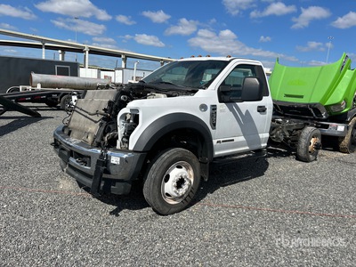 2018 Ford F-550 XL 4x4 Extended Cab Cab and Chassis (Inoperable)