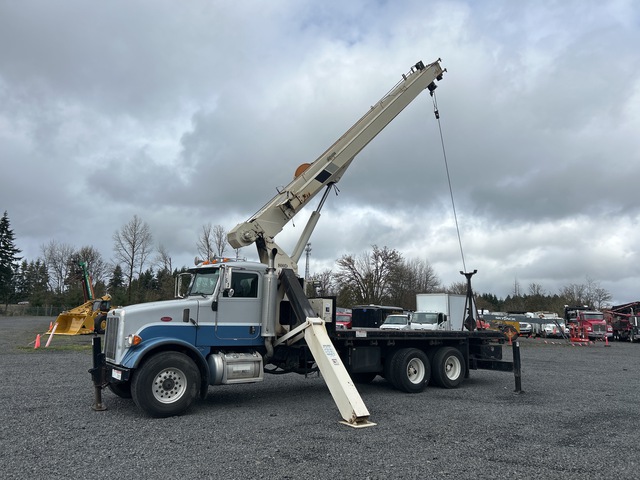 National 890D 23 ton Straight Boom on 2007 Peterbilt 357 6x4 Boom Truck