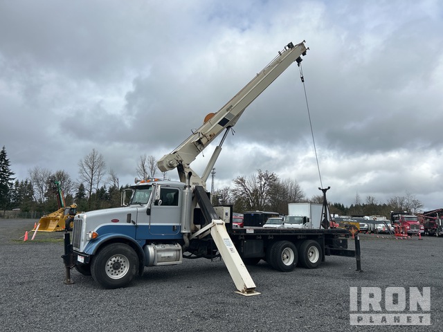 National 800D 23 ton Straight Boom on 2007 Peterbilt 357 6x4 Boom Truck