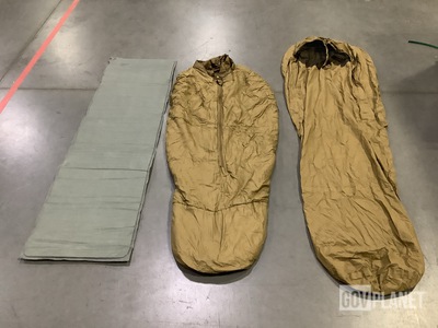 (15) Self-Inflating Sleeping Mats, (24) Sleeping Bags & Assorted Items