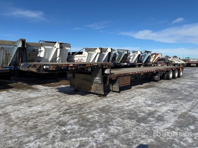 2014 Manac 14350A000 Tri/A 51 ft - 66 ft Extendable ステップデッキトレーラー