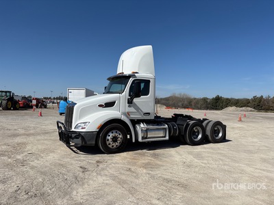 2018 Peterbilt 579 6x4 T/A Day Cab Truck Tractor
