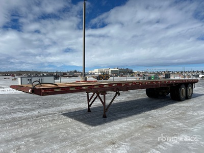 1970 Columbia 40 ft T/A مقطورة مسطحة