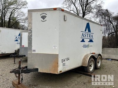 2015 Diamond 12 ft T/A Enclosed Trailer