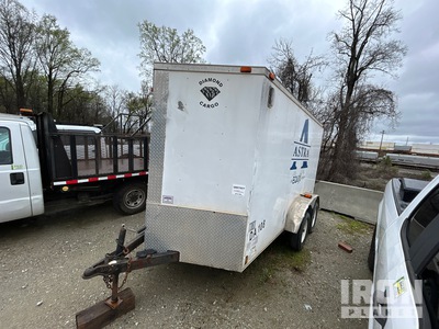 2014 Diamond 12 ft T/A Enclosed Trailer