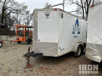 2015 Diamond 12 ft T/A Enclosed Trailer