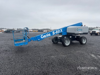 2016 Genie S60X 4WD Diesel Podnośnik teleskopowy