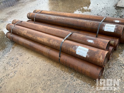 Quantity of (5) Range 1 7' Length, 6.5"-7" Diameter Drill Casing