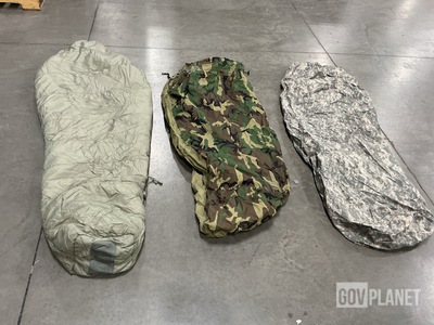 (31) Sleeping Bags, (8) Wet Weather Poncho Liners & Assorted Items