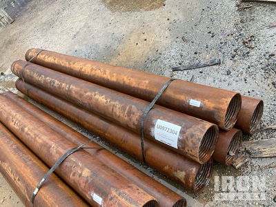 Quantity of (5) Range 1 7' Long, 6.5" - 7" Diameter Drill Casing