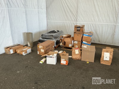 (15) Pole Mounting Kits, (4) Boxes of Covers, (1) Light Fixture & Assorted Items