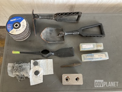 (1) Wheel, (20) Arbors, (120) Flap Disks & Assorted Items