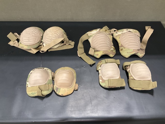 (75) Elbow & Knee Pad Sets, (79) Pairs Elbow Pads & Assorted Items