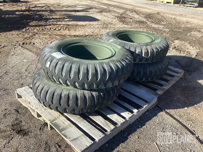 (2) Armstrong 9.00-20 & (2) S.T.A. 9.00-20 Tires w/Wheels