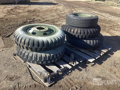 (5) Assorted Tires w/Wheels