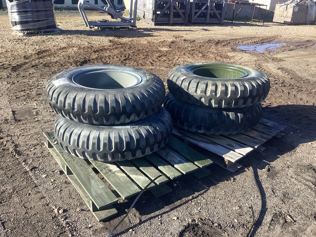 (2) Titan T-Hawk 9.00-20 & (2) BF Goodrich 9.00-20 Tires w/Wheels