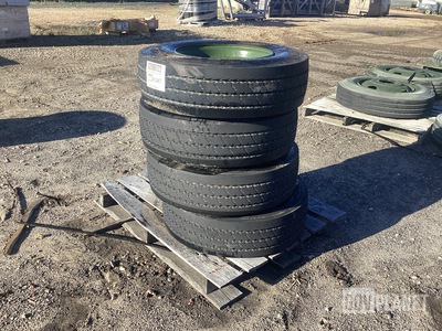 (4) Continental 235/75R17.5 Tires w/Wheels