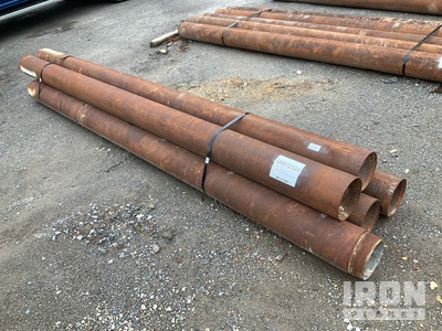 Quantity of (5) Range 1 10' Length, 6.5" - 7" Diameter Casing